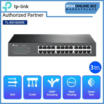 TP-LINK TL-SG1024DE 24-Port Gigabit Easy Smart Network Switch